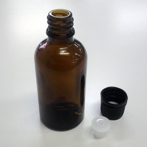 お値打ち国産遮光瓶 黒キャップ 3mlドッパー付き アロマ 精油 エムボトル エッセンシャルオイル