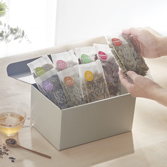 ご当地ハーブティーお取り寄せセット【K】 /茶葉合計270g(約69杯分) ①1セット