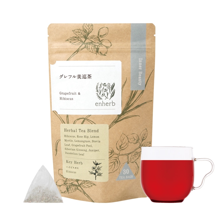 【総合評価】enherb クランベリーしょうが茶未開封品30包6袋セット 茶