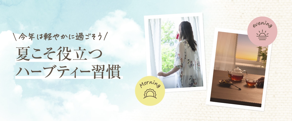 朝から夜まで楽しむ夏のハーブティー習慣